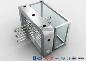 Wholesale Double Anti - Clipping Waist Height Turnstiles AC220V With Stepping Driver Motor from china suppliers
