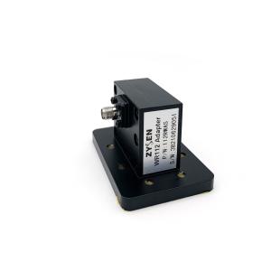 Wholesale 8 Holes Flange WR112 Waveguide 7.05 to 10GHz SMA Right Angle Adapter from china suppliers