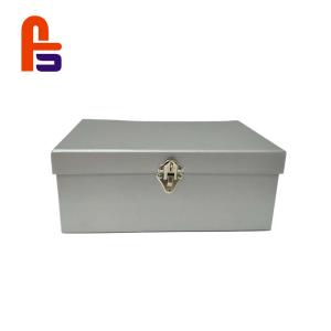 Wholesale Grey Color Printing Child Storage Suitcase 28*18*8cm Size Cardboard Suitcase Box from china suppliers