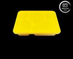 American Style 5-Compartment Disposable Lunch Box Durable & Leak-Proof Design