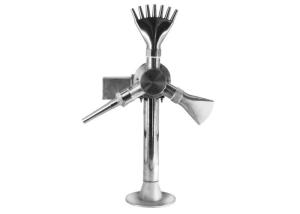 Wholesale Visual Effects Rotating Fountain Nozzle , 3 Jet Outdoor Water Fountain Nozzles from china suppliers