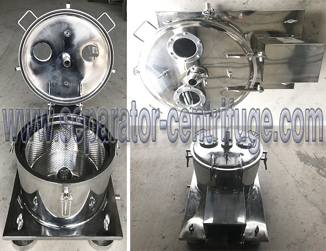 SS304 Model PPTD Basket Centrifuge Hemp Washing Oil Extraction Machine