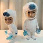 ISO9001 Handmade Wooden Dolls Wooden Exhibition Multiple Purpose
