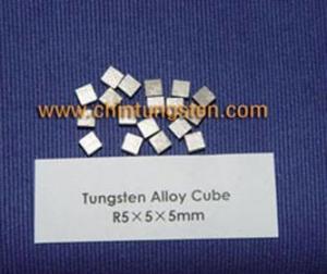 China High Density Tungsten Nickel Iron Alloy Cube Yield Strength More Than 650MPa on sale