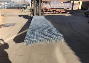 Wholesale Custom Serrated Steel Grating , Metal Grate Platform 6mm*6mm Coss Bar from china suppliers