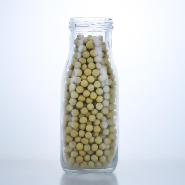 Glass Collar Stopper Cap 250ml 330ml Empty Round Bottle for Juice Tea Coffee Beverage