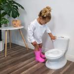 Eco Friendly Plastic 3 Colors Baby Potty Training Seat Home And Outdoor Use With