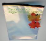 Frosted EVA Plastic Makeup Bag With Snap Button Closed,Eco-friendly Durable