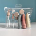 Perfume Bottle Set Cosmetic Travel Bag for Refillable Spray Lotion Tube Bottling