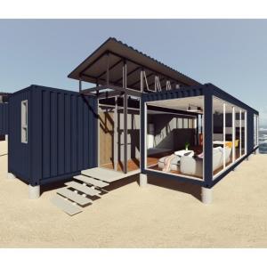 Wholesale CNAS 40 Feet Flat Pack Shipping Container Modular House For Holiday Camping from china suppliers