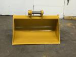 OEM Excavator Ditching Bucket For Ditching / Digging / Cleaning Yellow / Black