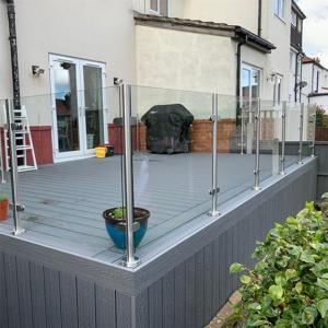 Wholesale 10mm 12mm Thickness Aluminium Glass Stair Hand Railings For High Speed Rail from china suppliers