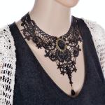 Noble Dance Wear Accessories Rhinestone Hollow Mesh Choker Necklace
