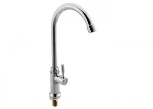 China Common Basin Kitchen Sink Taps , Deck Mounted Kitchen Sink Water Faucet on sale