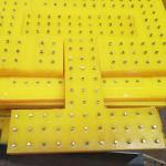 PU Material Anti Skid Mat 30mm ZP375 For Drilling Rig Rotary Table