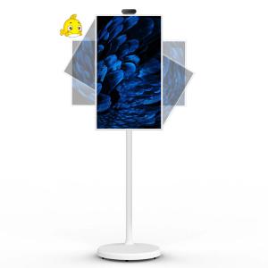 Wholesale Portable Indoor 24Inch Android Moving Smart Stand By Me Floor Standing Smart TV from china suppliers