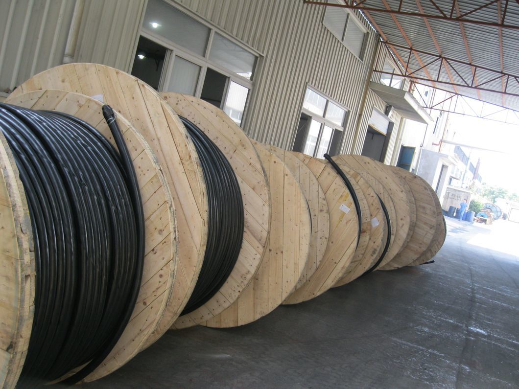 Steel Wire Armored XLPE Insulated Electrical Powwr Cable Cu/XLPE/Swa/PVC-0.6/1kv 3X185+1X95 mm2