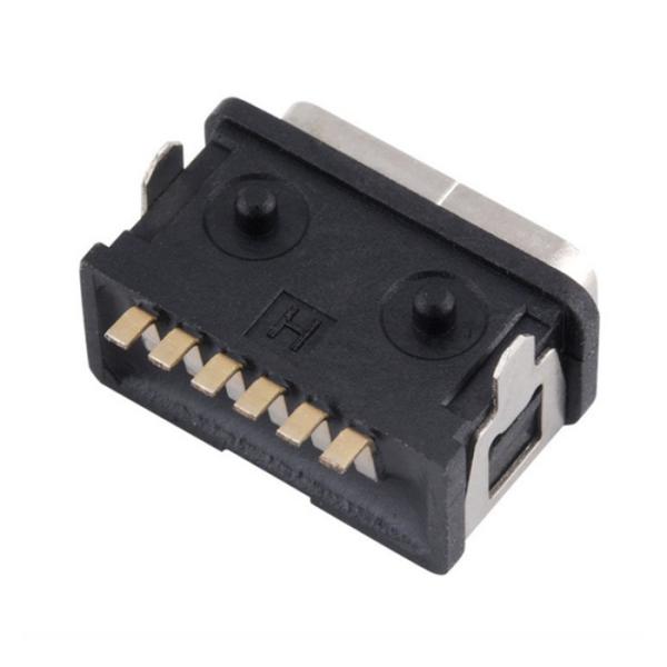 Usb Type C Female 6p Smt Ip67 Waterproof Electrical Connector