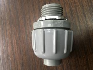 Wholesale PVC Plastic Non Metallic Liquid Tight Connector Straight ISO Certification from china suppliers