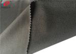 220 GSM Polyester Spandex Gray Soft Twill Fabric Weft Knitted For Suit