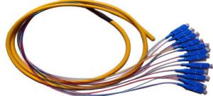 Wholesale UPC SC Fiber Optic Cable Multimode , 12 Core Pigtail Cable High Credibility from china suppliers