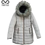 100% Polyester Ladies Light Padded Jacket / Soft Women Reversible Parka