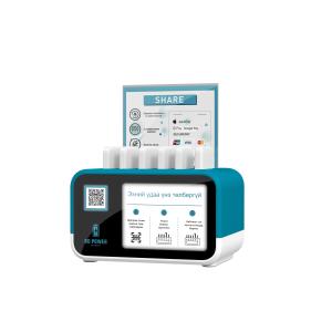 Wholesale 8 Slots Shared Power Bank Station Public Phone Charging 2800g E605 App Conrtol from china suppliers