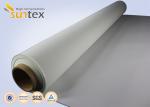 Plain / Twill PU Coated Fiberglass Fabric For Curtain Fabric Fire Protection 0