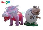 4m Inflatable Giant Dinosaur For Festive Decoration Wind Resistance
