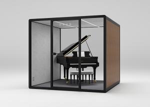 Wholesale Practice instrument soundproof room silent pods with laminate glazed office pods from china suppliers