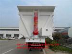 Front End Lift Tipper Semi Trailer 40m3 Dumper Semi Trailer 12 Wheels For Stone