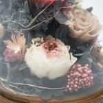 Wedding Decoration Transparent Glass Dome Flower With No Humidity / No Direct