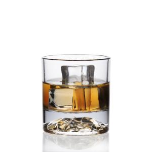 Wholesale High Quality Mountain Decorative Lead Free Crystal Customized Glass Whiskey Glass from china suppliers