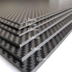 High Strength Durable 100% 3K Carbon Fiber Board Low Void Fraction