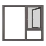 Double Inward Opening Thermal Insulated Aluminum Casement Windows