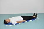 2 fold hospital patient transfer emergency stretcher 6.5 Kg 185cm