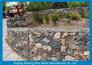 Wholesale Galvanized Rock Gabion Wire Mesh PVC Coated Gabion Baskets For Riverbed from china suppliers
