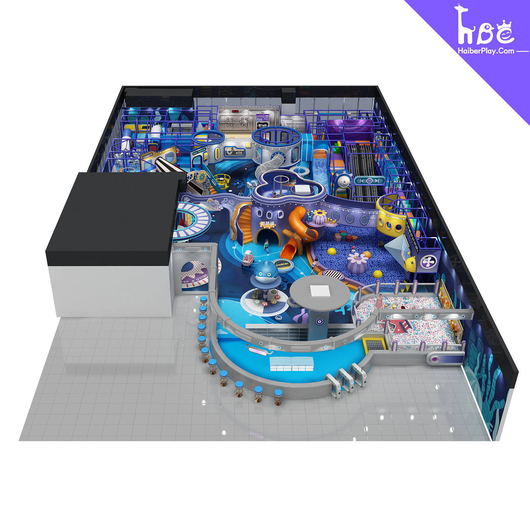 Wholesale Custom Indoor Playground Equipment with Slides and Ball Pits from china suppliers