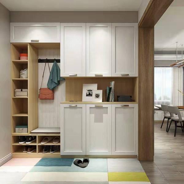 OEM Lacquer Finish Shoe Storage Cupboard Furniture Slim Shoe Rack Hallway