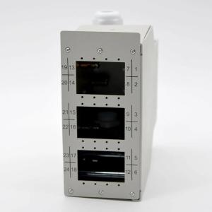 Wholesale Fiber Optic DIN Rail Terminal Box Cold Roll Steel 12 Port 24core to 48Core from china suppliers
