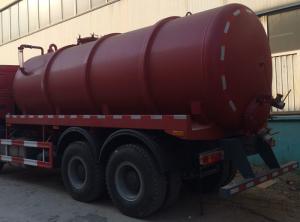 Wholesale 15CBM LHD 336HP Sewage Suction Truck , Septic Tank Pumping Truck from china suppliers