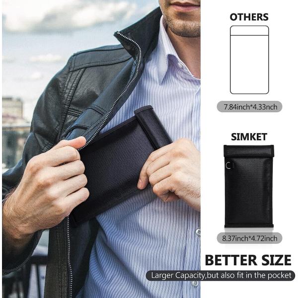 anti tracking anti rfid anti radiation fireproof signal stop faraday bag