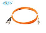 Duplex Multimode OM1 3 Meters ST to LC Fiber Optic Patch Cord