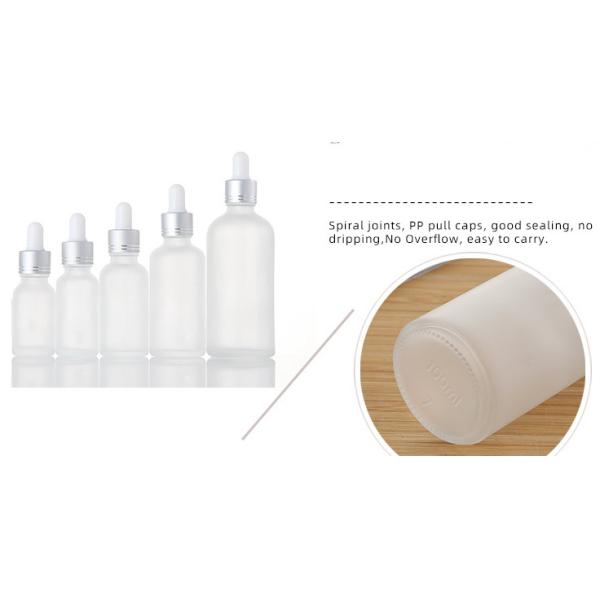 15ml / 60ml Glass Bottles Containers For Essential Oil No Leakage Clear