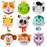 3D Animals Paper Plates Non Toxic For Preschoolers Hands On Ability Training