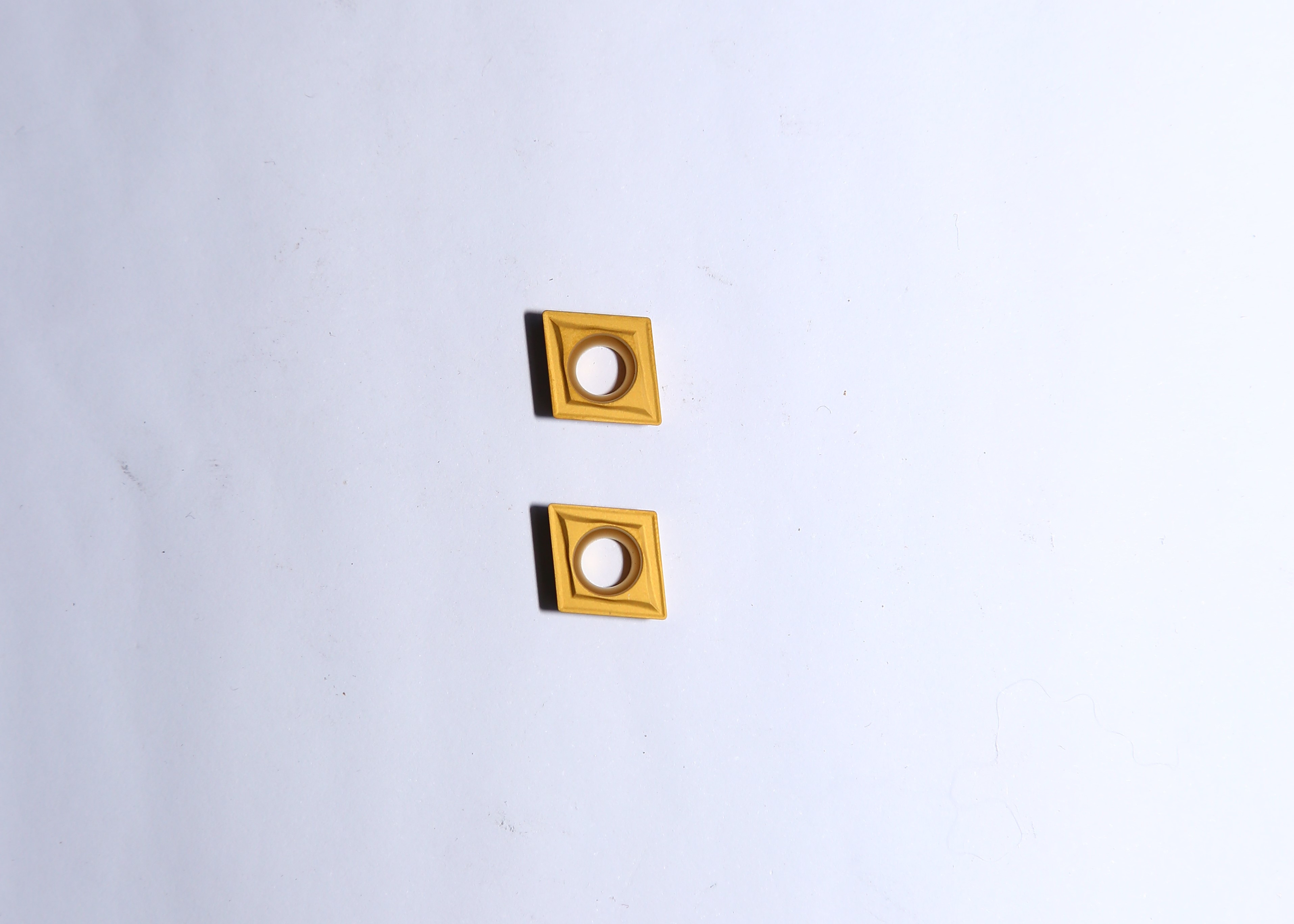 YBC251 CCMT09T304 - 53 Cnc Lathe Inserts , High Hardness Lathe Cutting Inserts