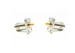Four Holes Flange Mount TNC RF Connector Female 50Ohm 11GHz for Microwave
