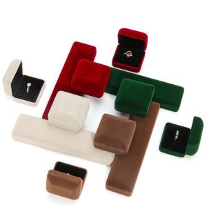 Wholesale Customized Size Velvet Jewelry Box For Storing And Protecting jewellery Collection from china suppliers