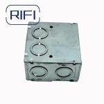 Galvanized Steel 3-1/2″ Deep 1-Gang Masonry Box With Concentric Knockouts Welded