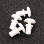 PA66 Grade Nylon Snap Rivets White Plastic Fastener 3045 For PCB